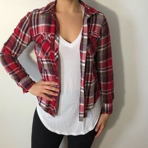 Comfy red flannel.